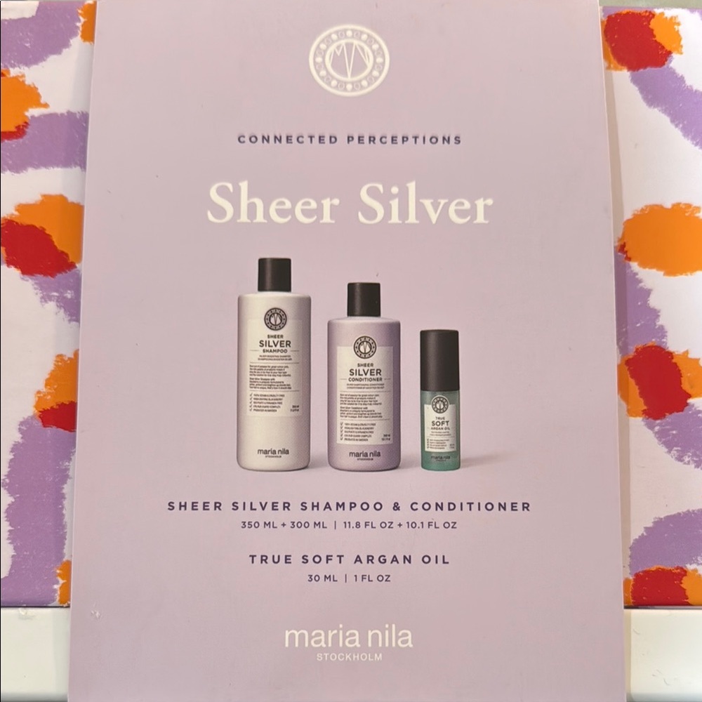 Maria Nila Sheer Silver Shampoo & Conditioner Set